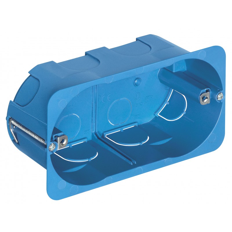 Scatola incasso Vimar 4 moduli pareti leggere azzurro V71704 Scatola incasso Vimar 4 moduli pareti leggere azzurro V71704
